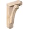 Ekena Millwork Legacy Arts and Crafts Smooth Bracket w/ Offset Brace, Douglas Fir, 5 1/2"W x 16"D x 24"H BKT0604X16X24LEC03SDF - alternate 1